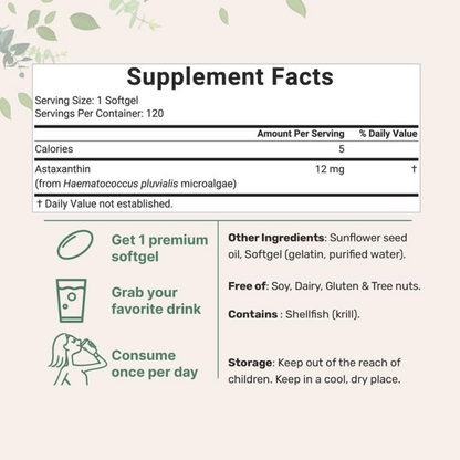 Cativa™ Astaxanthin Softgels